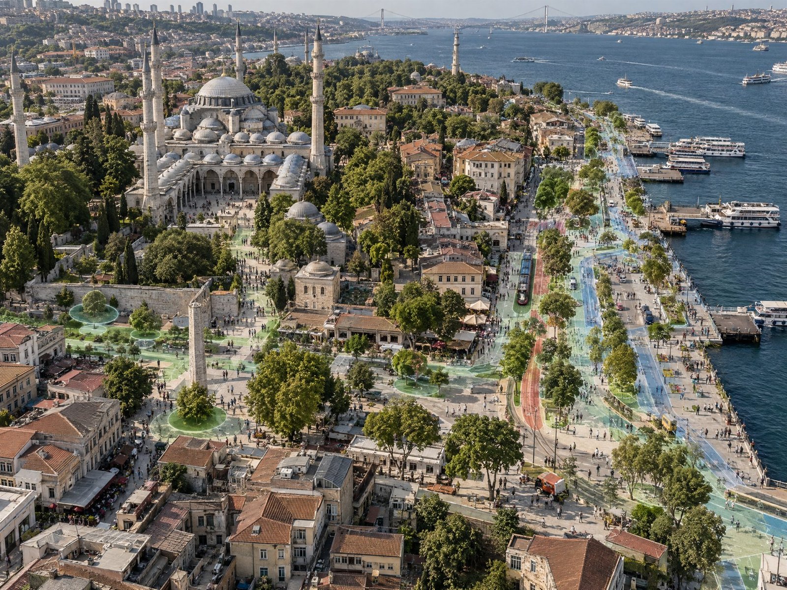 Tarihî ve yoğun bir şehir dokusunda kültürel miras ve kentsel sistemler
